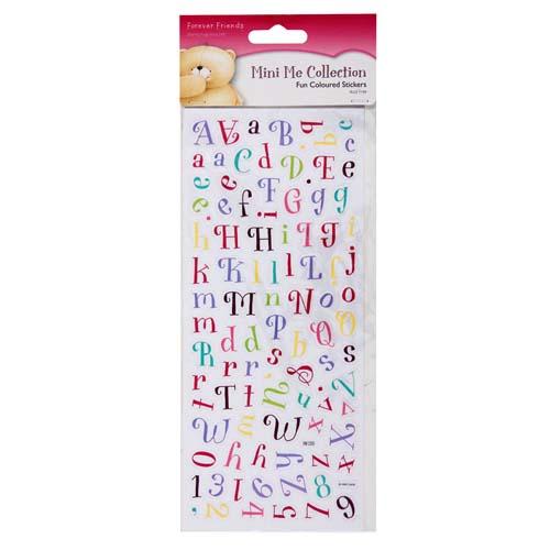 Random Alpha Forever Friends Coloured Stickers